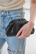 Gena Shoulder Pleather Clutch - Image 4