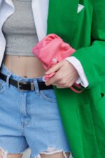 Gena Shoulder Pleather Clutch - Image 2