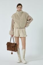 Faux Suede Shoulder Bag - Image 5