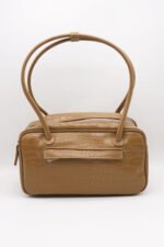 Gabi Faux Croc Shoulder Bag - Image 8