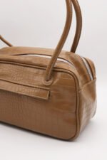 Gabi Faux Croc Shoulder Bag - Image 10