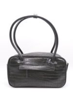 Gabi Faux Croc Shoulder Bag - Image 9