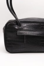 Gabi Faux Croc Shoulder Bag - Image 12