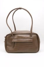 Gabi Faux Croc Shoulder Bag - Image 7