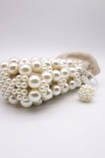 Faux Pearl Beaded Crossbody Bag - Image 4