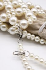 Faux Pearl Beaded Crossbody Bag - Image 5