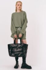Oversized Quilted Tote - Image 3