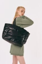 Oversized Quilted Tote - Image 3