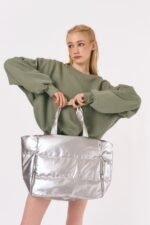 Oversized Quilted Tote - Image 2