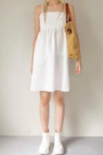 Lettering Raffia Shoulder Bag - Image 4